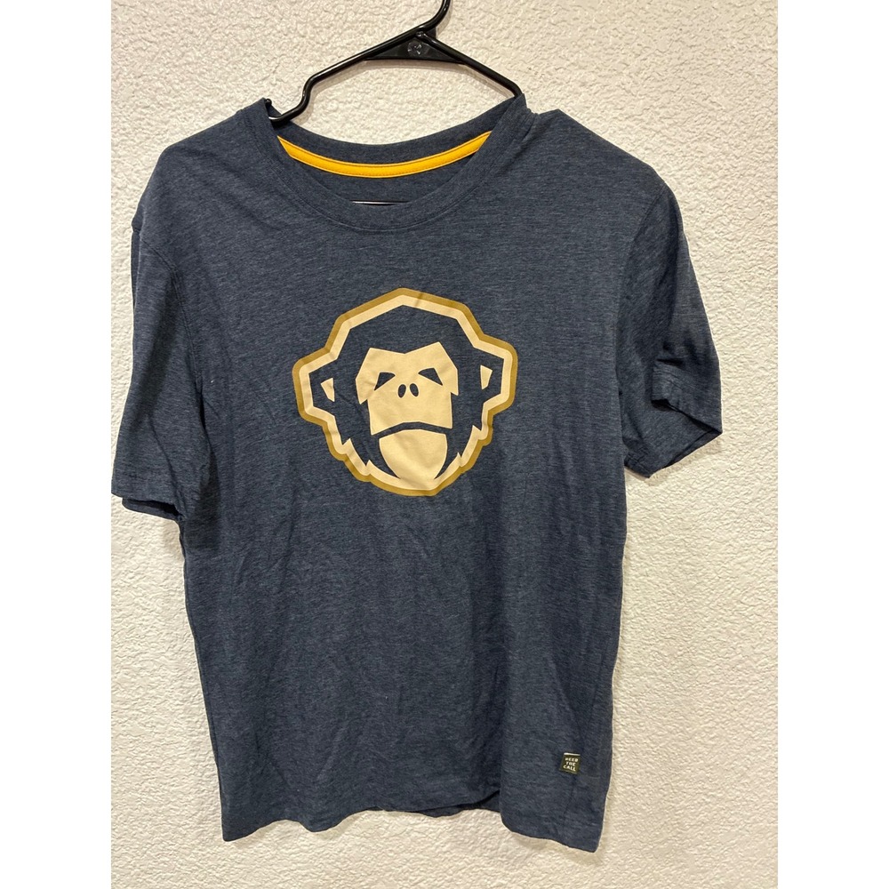 Howler Bros Mens Small Navy Blue Monkey Logo Graphic T-Shirt Short Sleeve Tee